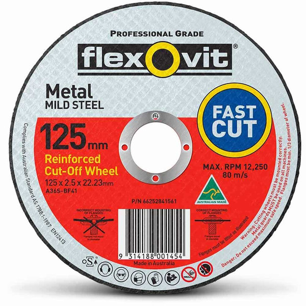 Flexovit 406x4.4x25.4 2uu670ss Metal Cut-Off Wheel - 66252841627