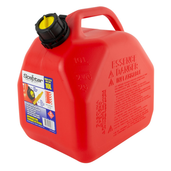 Scepter Fuel Can Red 10L - FUE8065