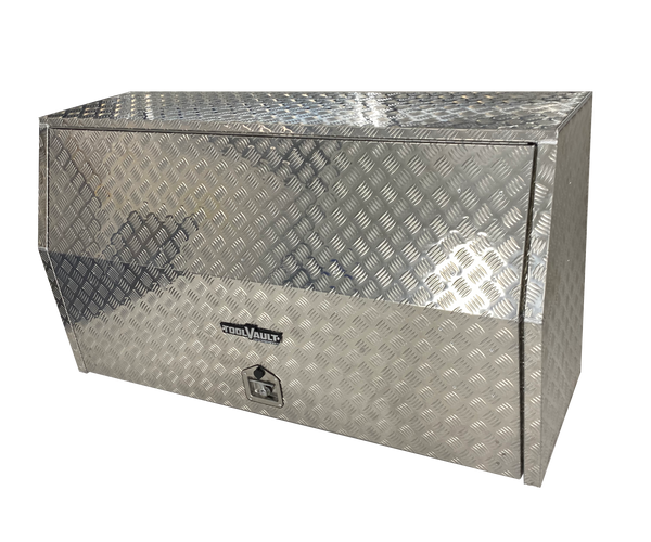 Special Order - ToolVault Aluminium Full Door Highsided Ute Box 1500mm - TVFLD1500