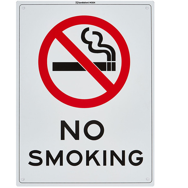 Sandleford Sign No Smoking 225x300 - MS64