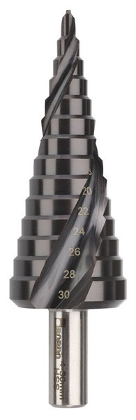 Bordo Step Drill Spiral HSS Cobalt TiAIN 6-30x2mm - 2602-M3