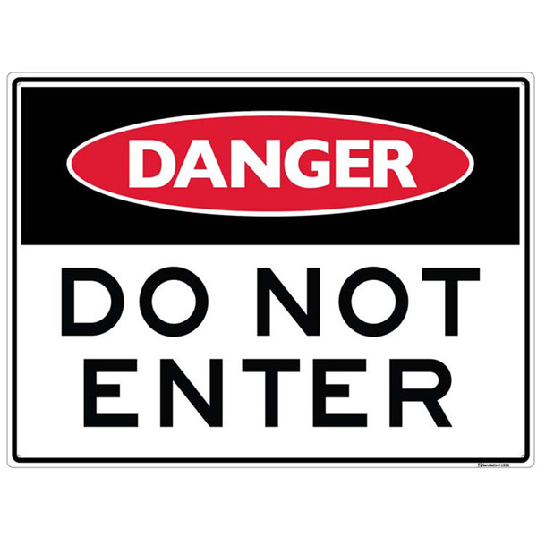 Sandleford Ky-Sign 600x450mm - "Do Not Enter" - LS13