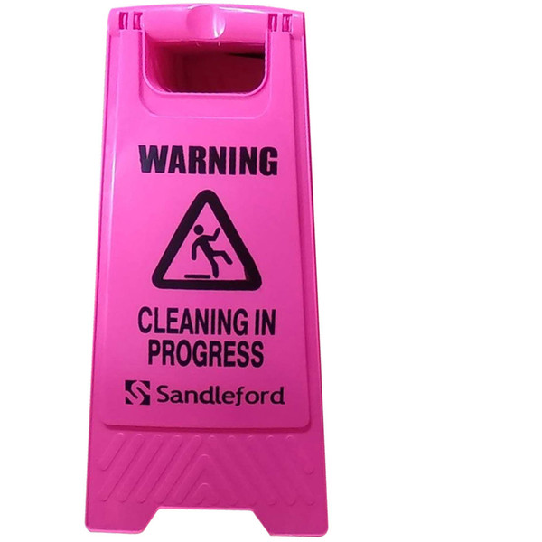 Sandleford A-Frame Cleaning In Progress Pink - SASP01