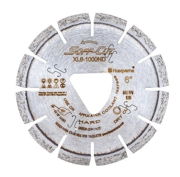 Order In - Husqvarna "Soft Cut" Diamond Blade XL6-1000ND - 542756281