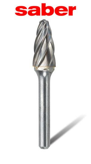 Saber Burr Tree Radius Nose NG 3/8" SF-3NF - 8020-SF3NF