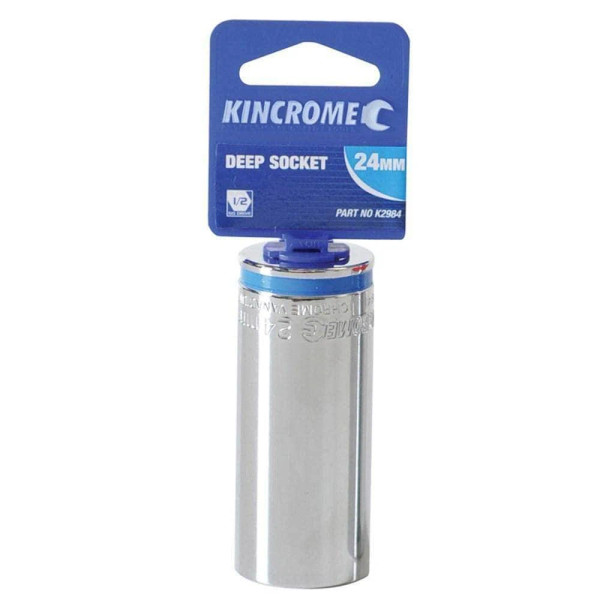 Kincrome Socket (Mirror Polish) Deep 1/2" 19mm