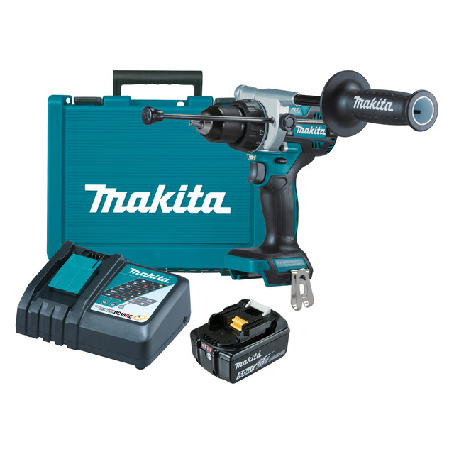Makita 18V Brushless Heavy Duty Hammer Driver Drill DHP486RTX1 Tool