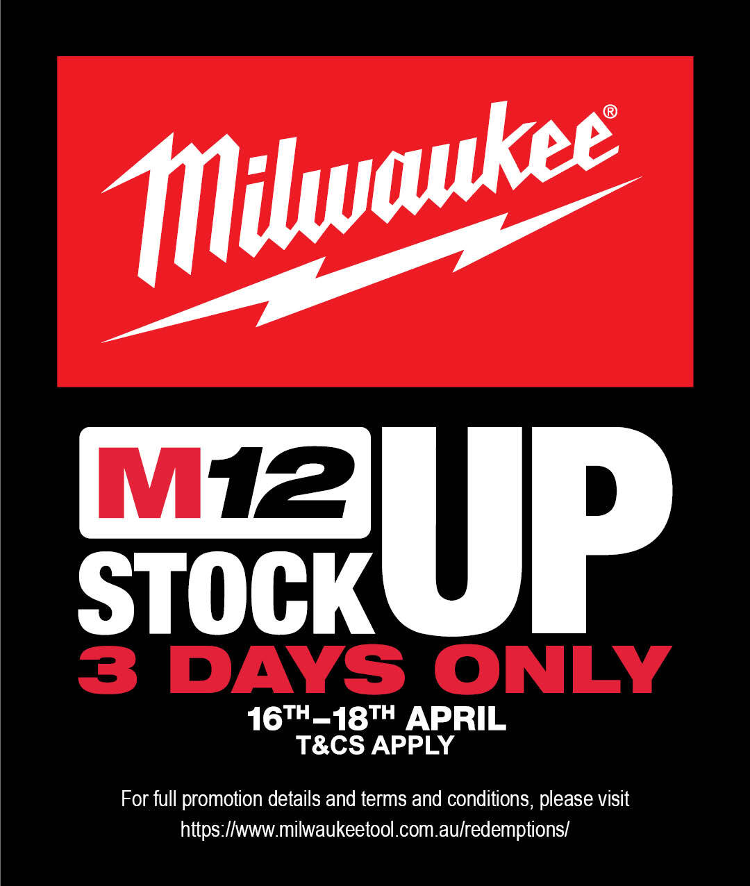 M12 Stock Up