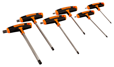 Bahco Hex Screwdriver Set T-Handle Grip 6 Piece - Tool Kit Depot