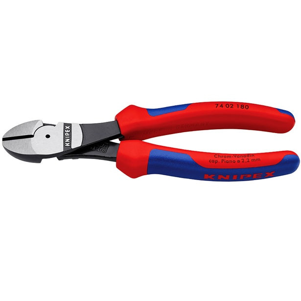 Knipex Diagonal Cutting High Leverage Grip 180mm - 7401180 - Tool