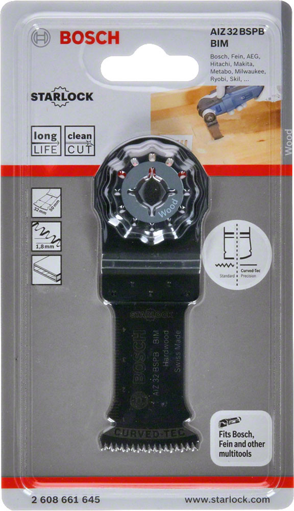 Bosch Multi-Tool Blade Wood And Metal AIZ 50 x 32mm