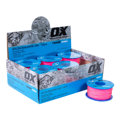 Pink Ox String Line OX Trade #8 Builders Pink 100m - OX-T102910 - Tool Kit Depot