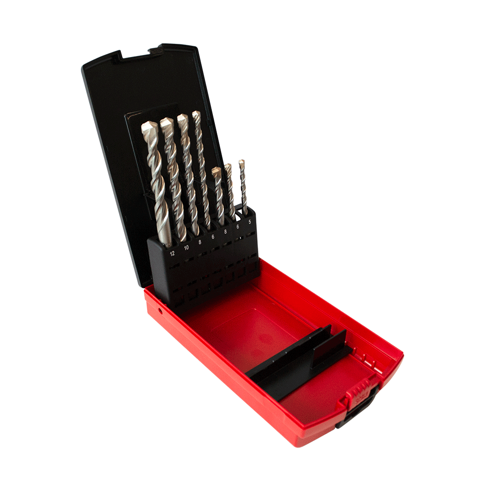 MILWAUKEE 5-12mm SDS Plus MX4 4-Cutter Drill Bit Set 10 Piece