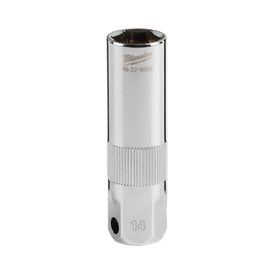 Milwaukee Spark Plug Socket 14MM 3/8” Drive - 48229555 - Tool Kit Depot