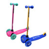 Zinc 3 Wheeled Sparkle Light Up Scooter (Yellow/Blue)