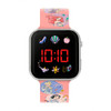 Disney Princess Pink Printed Strap LED  Watch