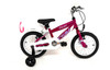 Starlet 14 Girls Bike Cerise – 4–6 Years | Kids Bike with Stabilisers & Bell