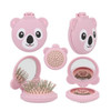 TOPModel Folding Hairbrush With Mirror