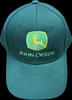 John Deere Hat Dark Green Baseball Cap Embroidered Cotton Adjustable
