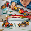 LEGO Kai and Cole's Combiner Vehicles