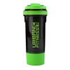 Urban Fitness  2in1 Protein Shaker 700ml  Black/Green