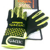 Karakal Web Gaelic Glove Black Neon Yellow 1.0 - Large