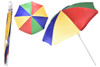 34" Rib Beach Parasol With Tilt In PVC Bag