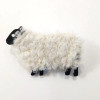 Spin A Yarn Sheep Brooch - White