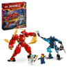LEGO NINJAGO Kai’s Elemental Fire Mech Toy Set 71808