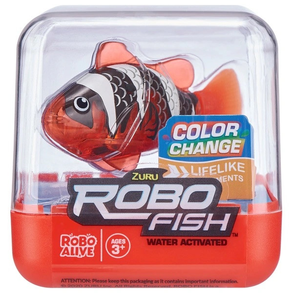 Robo Fish - Series 3 - Poisson Nageur robotique (Orange et Bleu Robo Fish - Series 3 - Poisson Nageur robotique (Orange et Bleu