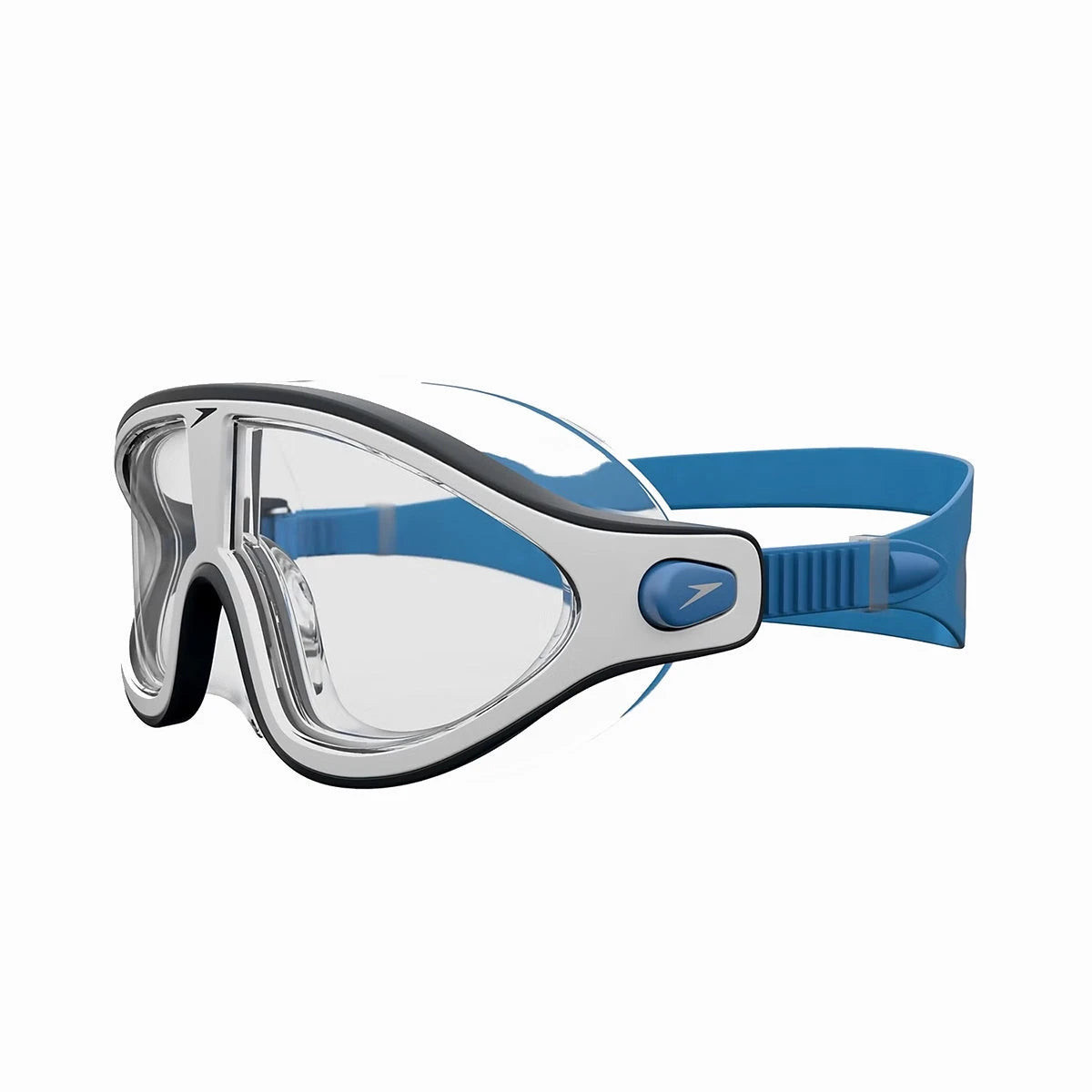 Speedo Biofuse Rift Mask (Blue/White/Clear, Adult) - Finnegan's Corner