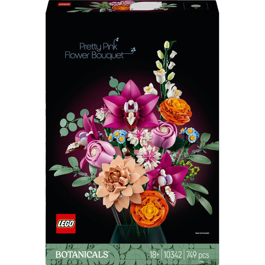LEGO Botanicals Pretty Pink Flower Bouquet