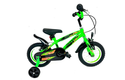 14" Green Boys Bike Hav
