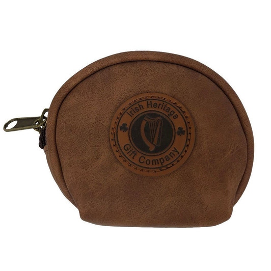 Heritage Leather Oval Coin Purse