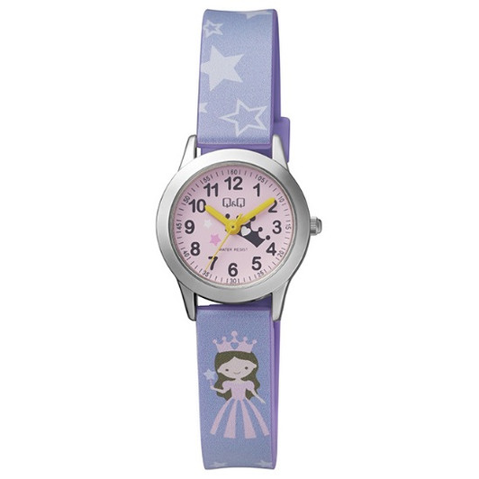 Kids Q&Q Watch Princess & Stars