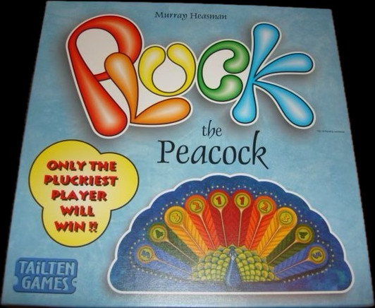 Pluck The Peacock Board Game Rare