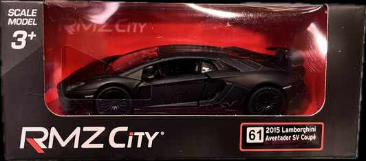 1:32 Matt Black Die Cast Car