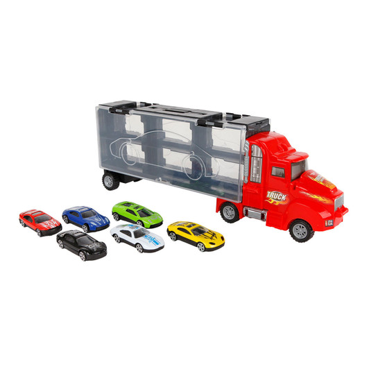 Roadblasters Truck With 6 Cars & Shooting Function