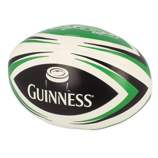 Guinness Soft Rugby Ball Green & Black