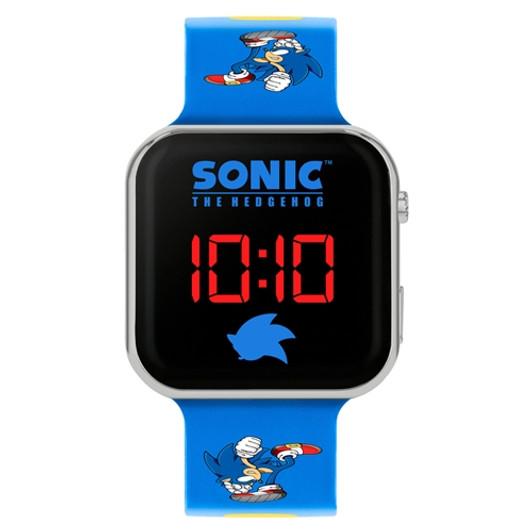 Sonic The Hedgehog Printed Strap LED  Watch