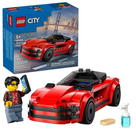 LEGO Red Sports Car