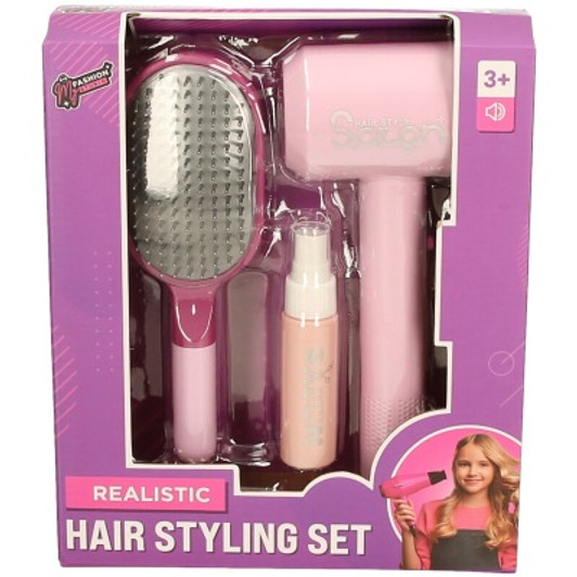 Realistic Hair Styling Set