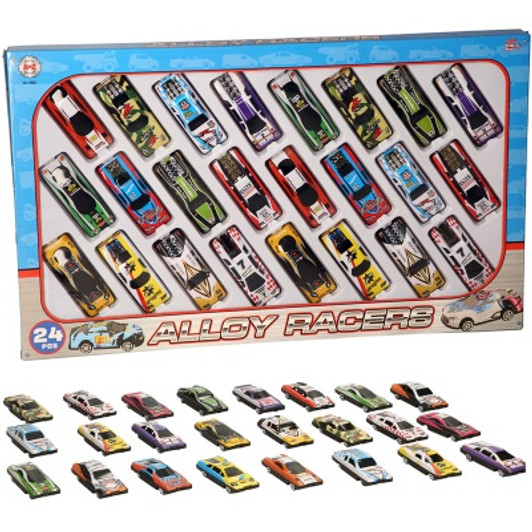 24 Pack Alloy Cars