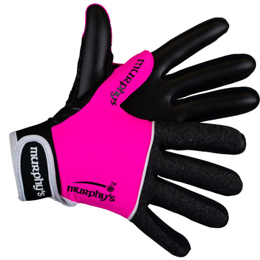 Murphy's V2 Gaelic Gloves (Pink/Black/White, 9 / Medium)