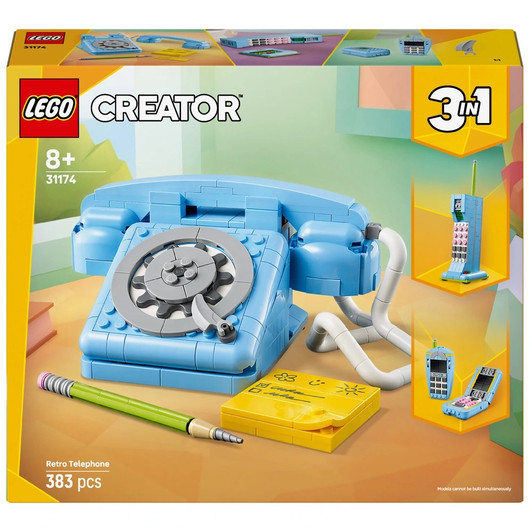 LEGO Creator 3in1 Retro Telephone Building Toy 31174