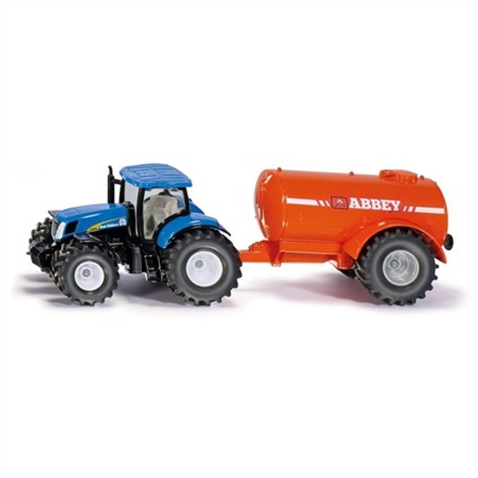1:50 New Holland T9.560 with Single Axle Trailer