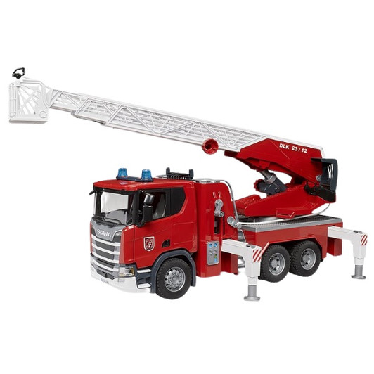 Scania Super 560R Fire Engine W/Ladder/Waterpump & Light + Sound (3590)