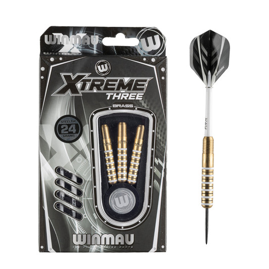 Winmau Xtreme 3 Brass Darts 24g