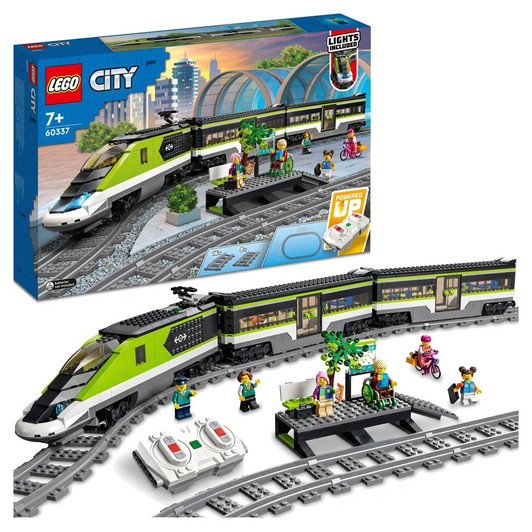 LEGO City 60337 Remote Control Express Passenger Train Set Powered UP