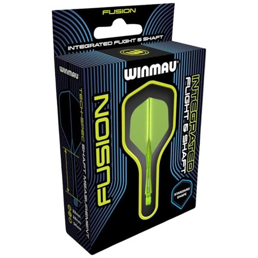 Winmau Fusion Integrated Flight & Shaft Yellow Inter